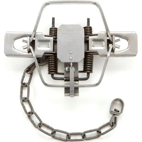 Duke # 2 Square Jaw Trap 4 Coiled Closed Jaw